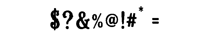 VICTOROUND Font OTHER CHARS