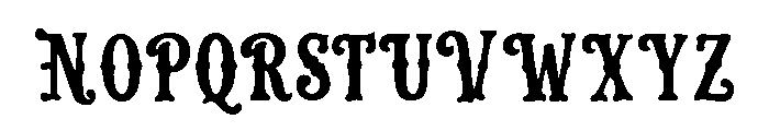 VICTOROUND Font UPPERCASE
