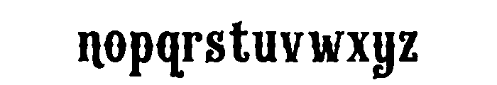 VICTOROUND Font LOWERCASE