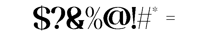 VILTORA-Regular Font OTHER CHARS