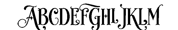 VIRELLA Font UPPERCASE