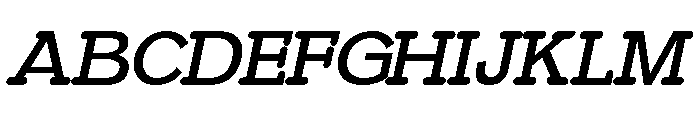 VIRENA Italic Font UPPERCASE