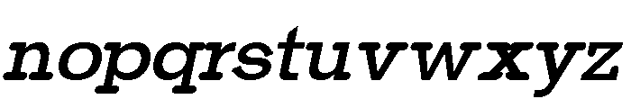 VIRENA Italic Font LOWERCASE