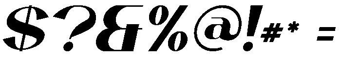 Vianelle Italic Font OTHER CHARS
