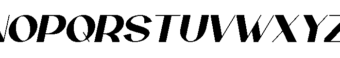 Vianelle Italic Font UPPERCASE