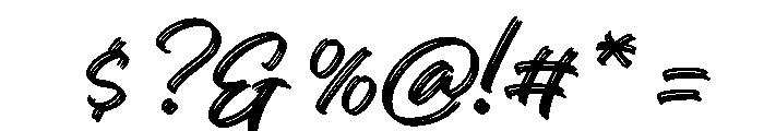Vibe Shift Font OTHER CHARS