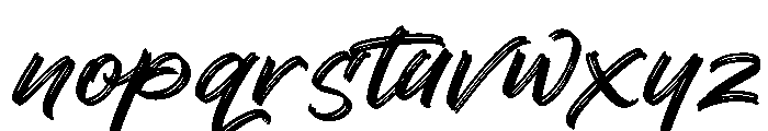 Vibe Shift Font LOWERCASE