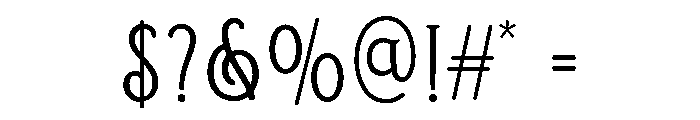 VibeSure-Regular Font OTHER CHARS