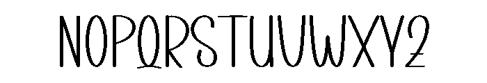 Vibes Farmhouse Font LOWERCASE