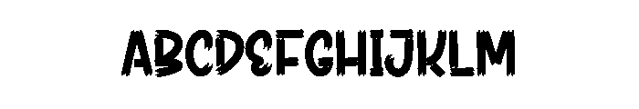Vibes Horror Font UPPERCASE
