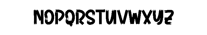 Vibes Horror Font LOWERCASE