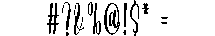 Vibes Valentine Font OTHER CHARS