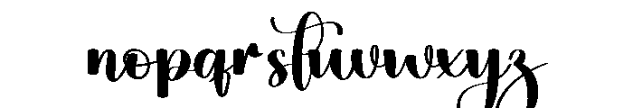 Vibes Valentine Font LOWERCASE