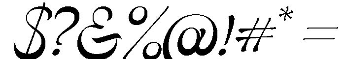 Vibrants Regular Font OTHER CHARS