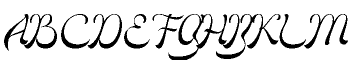 Vibrants Regular Font UPPERCASE