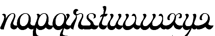 Vibrants Regular Font LOWERCASE