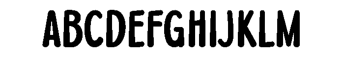 Victim Playful Regular Font UPPERCASE