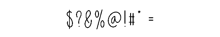 Victore Outline Font OTHER CHARS