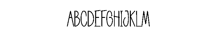 Victore Outline Font UPPERCASE