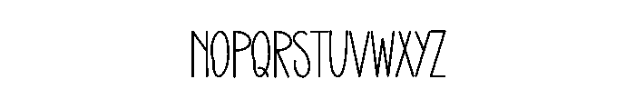Victore Outline Font UPPERCASE