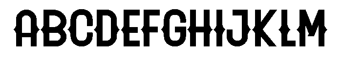 Victorea Font UPPERCASE