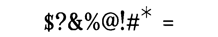 Victorian Luxury Font OTHER CHARS