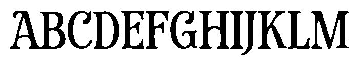 Victorian Luxury Font UPPERCASE