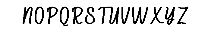 Victorian Signature Font UPPERCASE