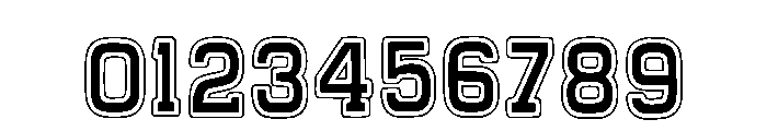 Victory Jersey Regular Font OTHER CHARS