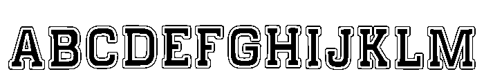Victory Jersey Regular Font UPPERCASE