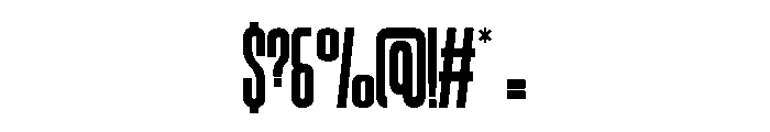 Victory Regular Font OTHER CHARS