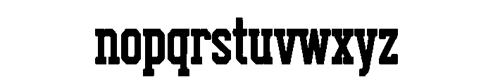 Victory Slab Font LOWERCASE
