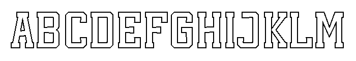Victory Squad Five Font UPPERCASE