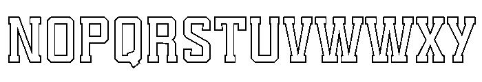 Victory Squad Five Font LOWERCASE