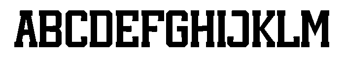 Victory Squad Ligature Font UPPERCASE