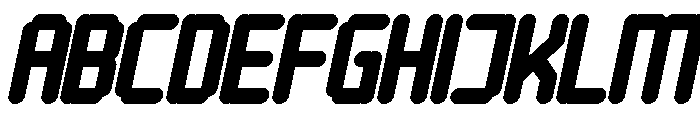 Video Games Bold Italic Font UPPERCASE