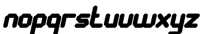 Video Games Bold Italic Font LOWERCASE