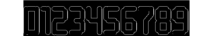 Video Games-Hollow-Inverse Font OTHER CHARS
