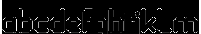 Video Games-Hollow-Inverse FONT