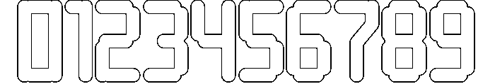 Video Games-Hollow Font OTHER CHARS
