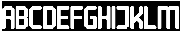 Video Games-Inverse Font UPPERCASE