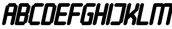 Video Games Italic Font UPPERCASE