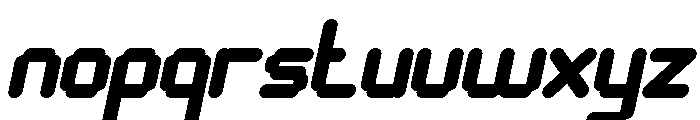 Video Games Italic Font LOWERCASE