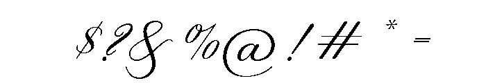 Vienna Romance Regular Font OTHER CHARS