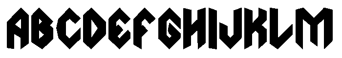 Vikings Army Font UPPERCASE