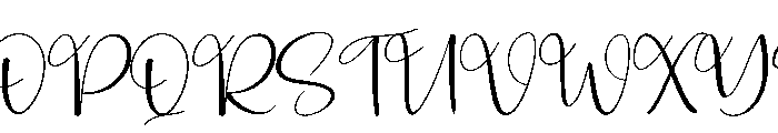 Villa Honeymoon Font UPPERCASE
