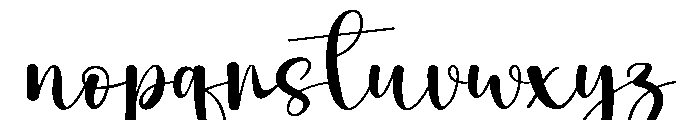 Villa Honeymoon Font LOWERCASE