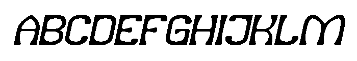 Village Serenity Bold Italic Font UPPERCASE