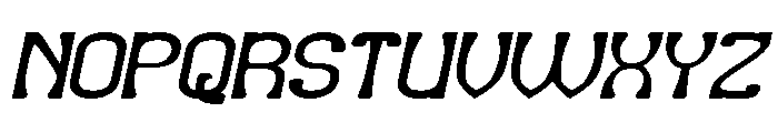 Village Serenity Bold Italic Font UPPERCASE