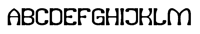 Village Serenity Bold Font UPPERCASE